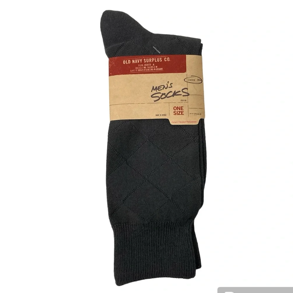 3 Pairs Men’s Dress Socks NEW 2 Black & 1 Grey